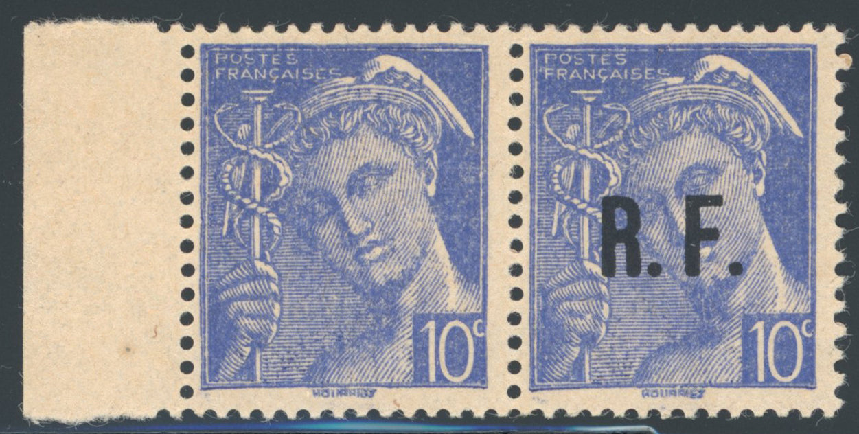 Libération de Poitiers - n°51 - surchargé tenant à non surchargé - neuf** - SUP - signé Calves