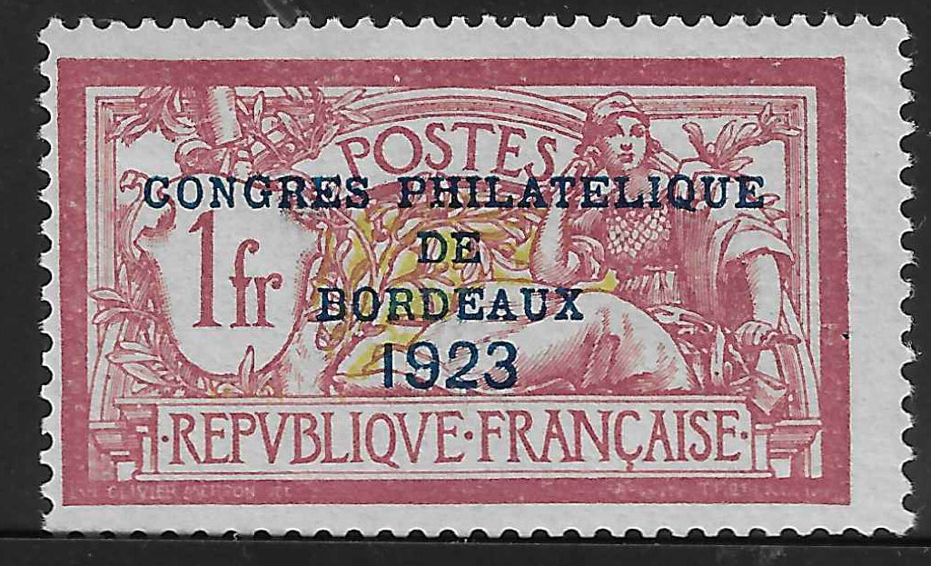 N°YT 182 - Congrès philatélique de Bordeaux - neuf** - SUP - signé et avec certificat Calves