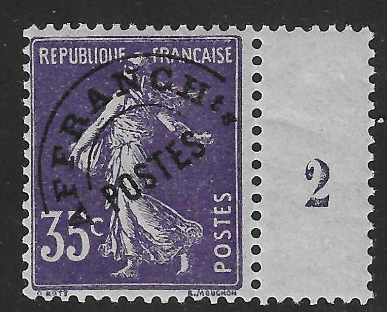 Préoblitéré n°62 - neuf** - SUP - signé Calves