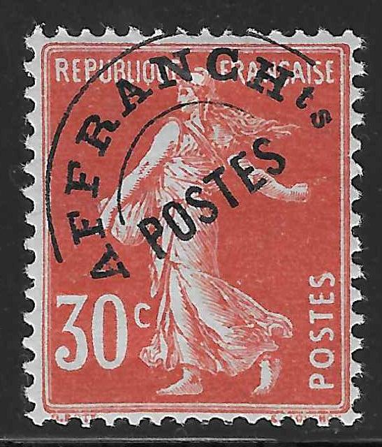 Préoblitéré n°58 - neuf** - SUP - signé et avec certificat Calves