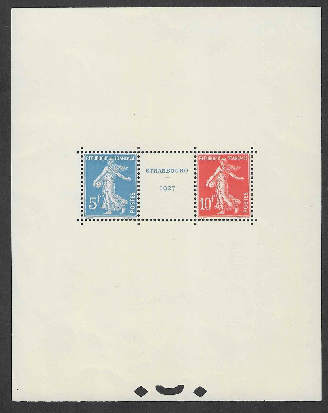 Bloc n° 2 - Exposition philatélique de Strasbourg - neuf** - SUP - signé et avec certificat papier Calves