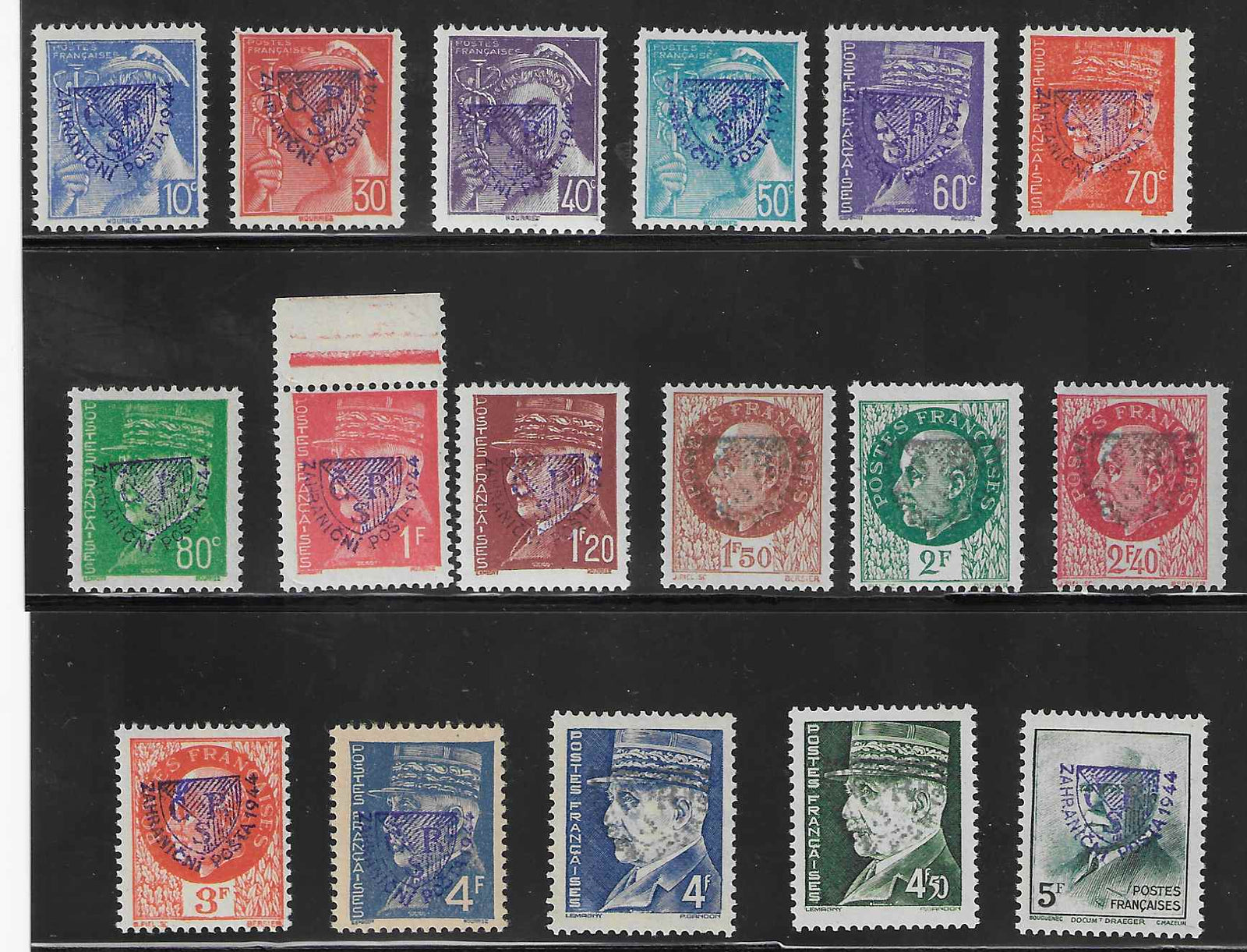 Libération de Vire - n°1 à 18 - la série complète sauf le n°15 - neufs** - SUP - signés et avec certificat Calves