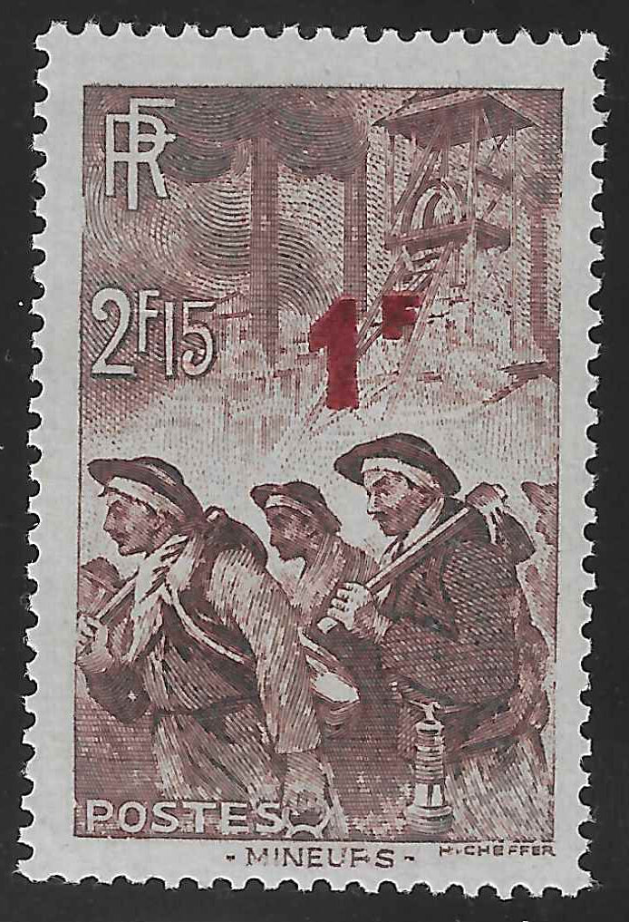 N°YT 489d - barres omises - neuf** - SUP - signé et avec certificat Calves