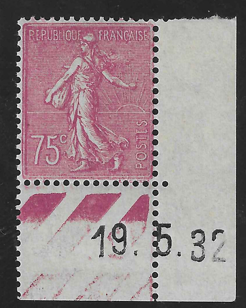 N°YT 202a - Semeuse lignée - type II - neuf** - SUP - signé et avec certificat papier Calves