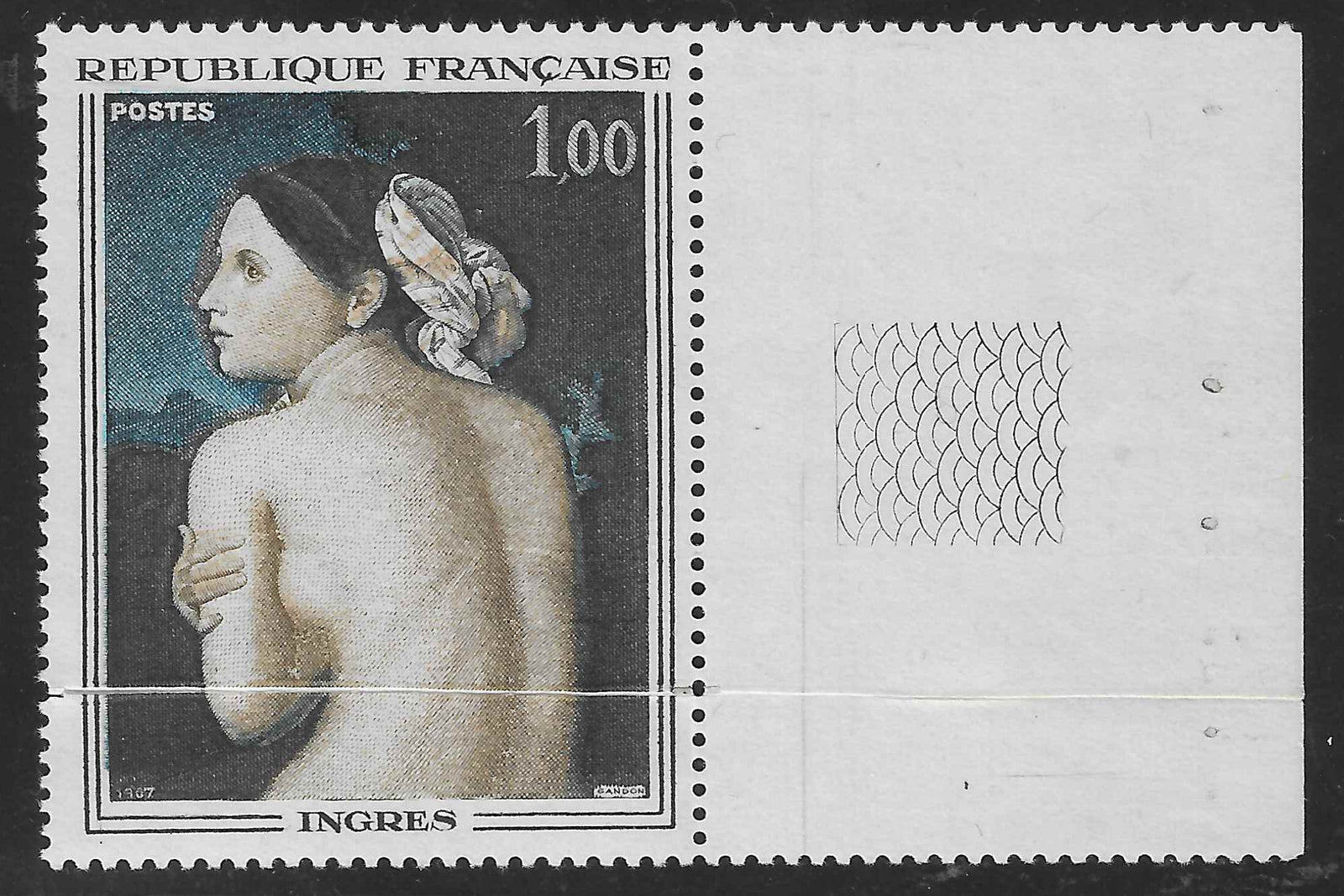 N°Yvert 1530 - Ingres - pli accordéon - neuf** - SUP - signé Calves