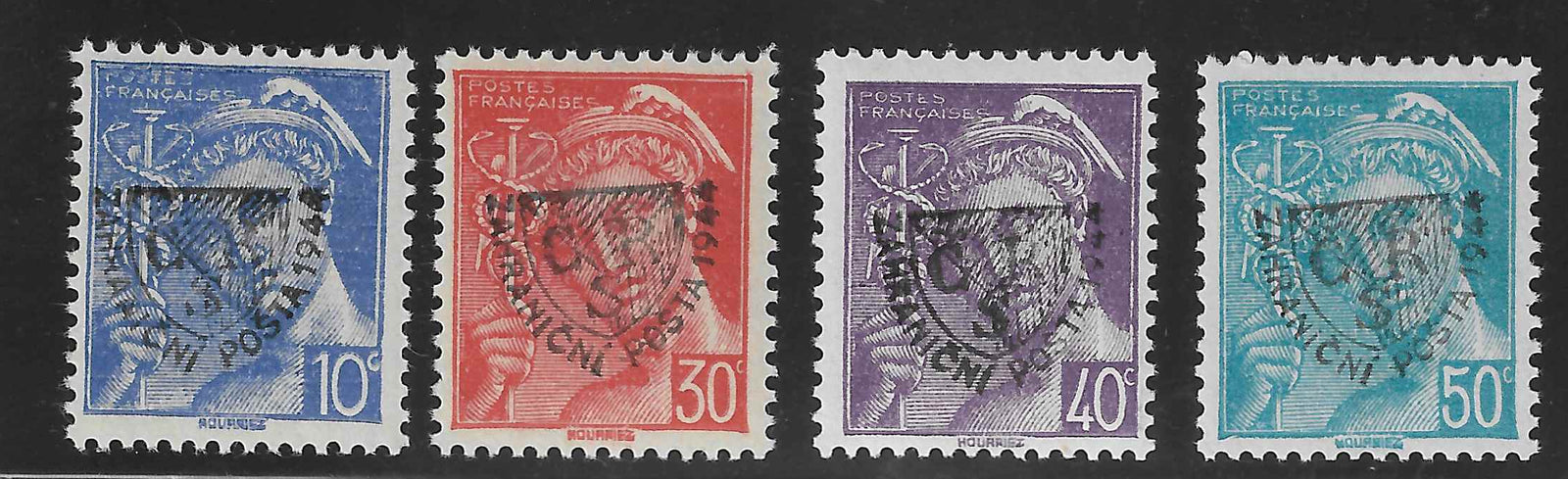 Libération de Vire - n° 1 à 4 - neufs** - SUP - signés Calves et Mayer