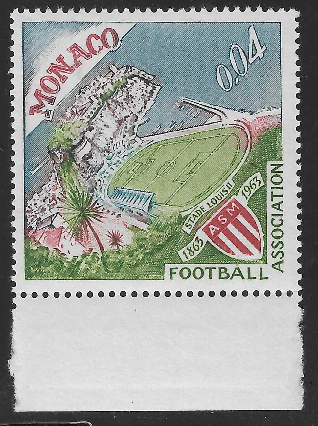 Monaco - n°YT 623A - sans la surcharge sans foulage - neuf** - SUP - signé Roumet et avec certificat papier Calves