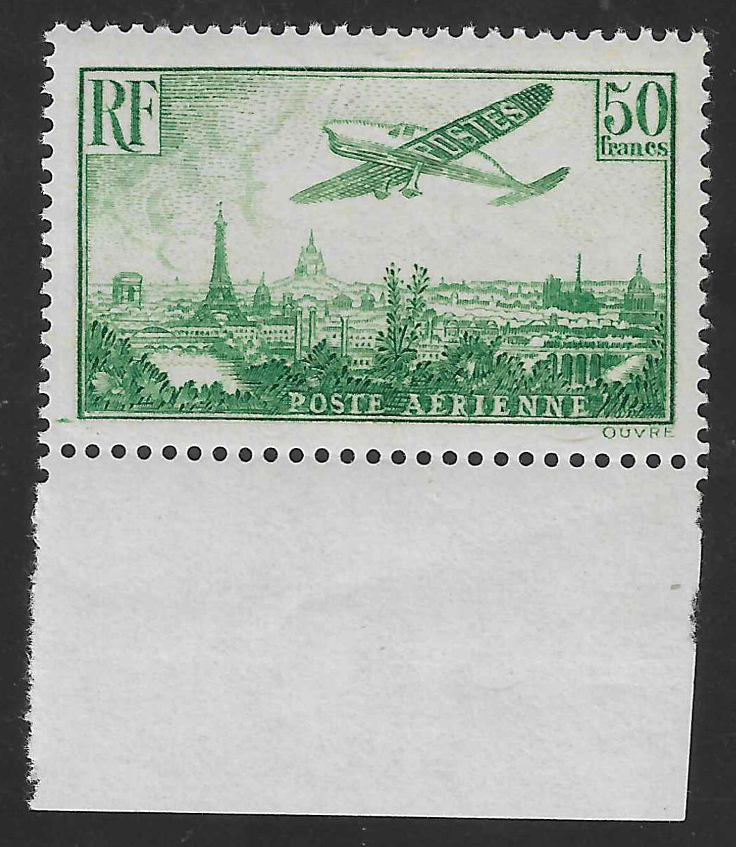 Poste aérienne n°14 - neuf** - SUP - signé et avec certificat papier Calves