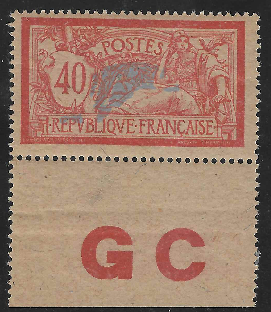 N°YT 119b - Merson - centre déplacé - neuf** - SUP - signé Calves