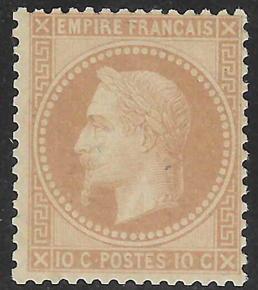 N°28A - Empire lauré - 10 c. bistre type I - neuf** - SUP - signé et avec certificat Calves