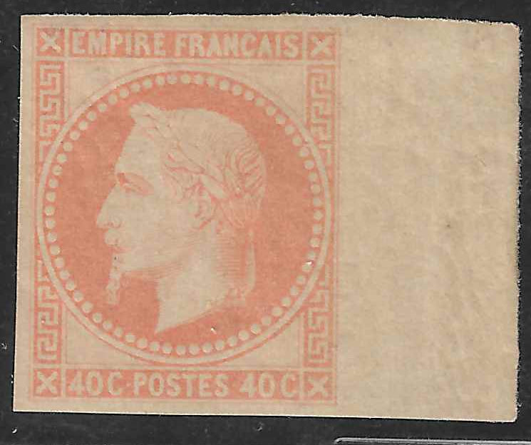 N°31c - Rothschild - 40 c orange - neuf* - SUP - signé et avec certificat Calves