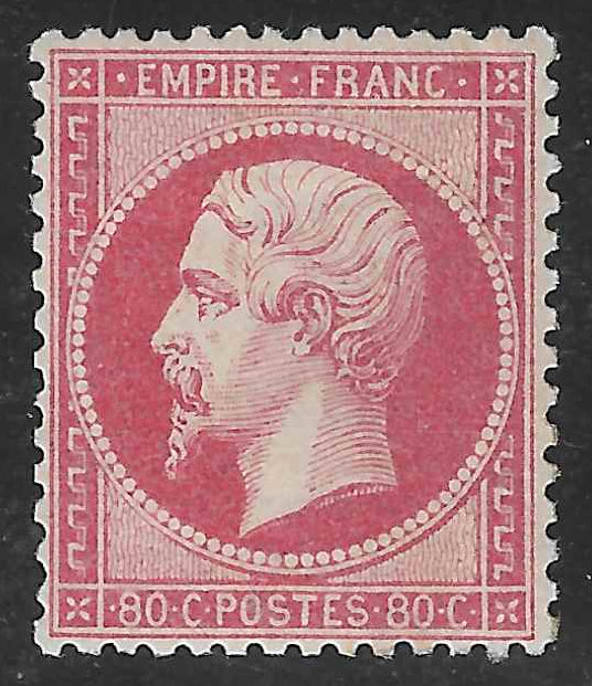 N°24 - Empire - 80 c. rose - neuf* - TB - signé et avec certificat papier Calves