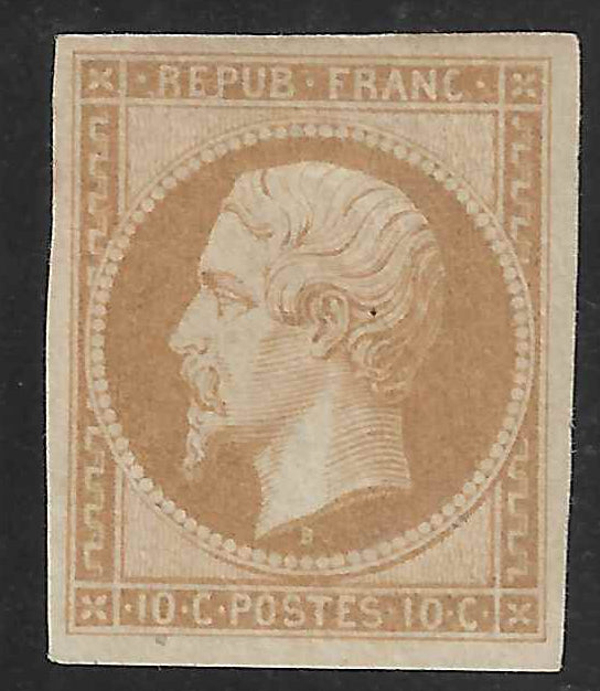 N° 9e - Présidence - réimpression 1862 - neuve* - TB - signée et avec certificat Calves