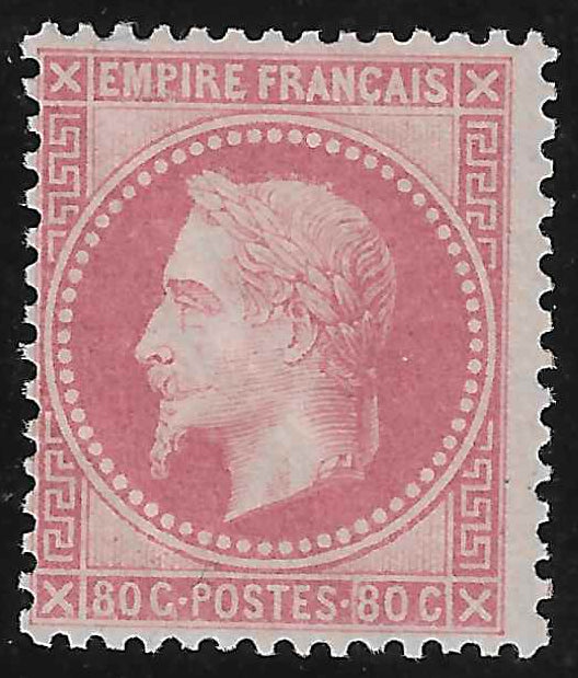 N°32 - Empire lauré - 80 c. rose - neuf** - SUP - signé et avec certificat papier Calves