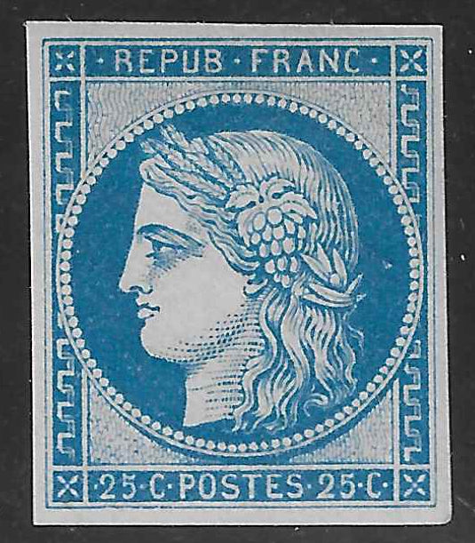 N° 4d - Cérès - réimpression 1862 - neuve* - TB - avec certificat Calves