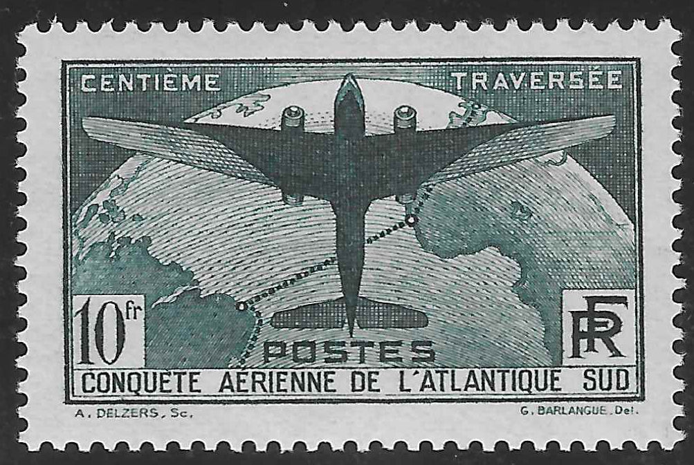 N°YT 321 - Atlantique-Sud - neuf** - SUP - signé et avec certificat Calves