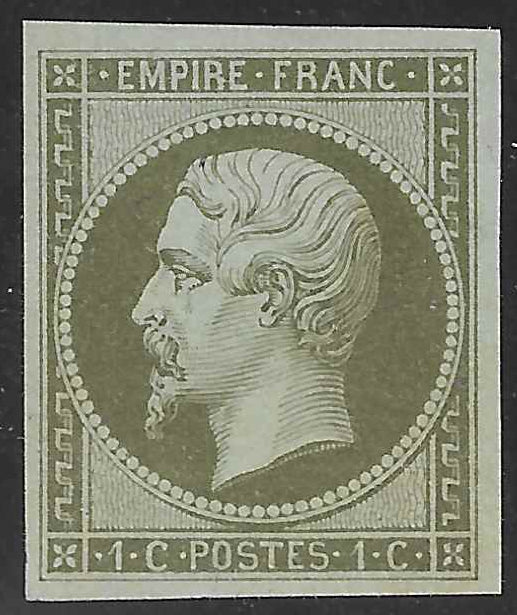 N°11 - Empire - 1 c. olive - neuf* - SUP - signé Calves