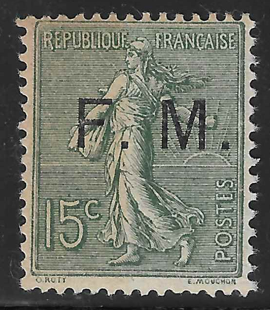 Franchise militaire n° 3 - neuf** - TB - signé Calves