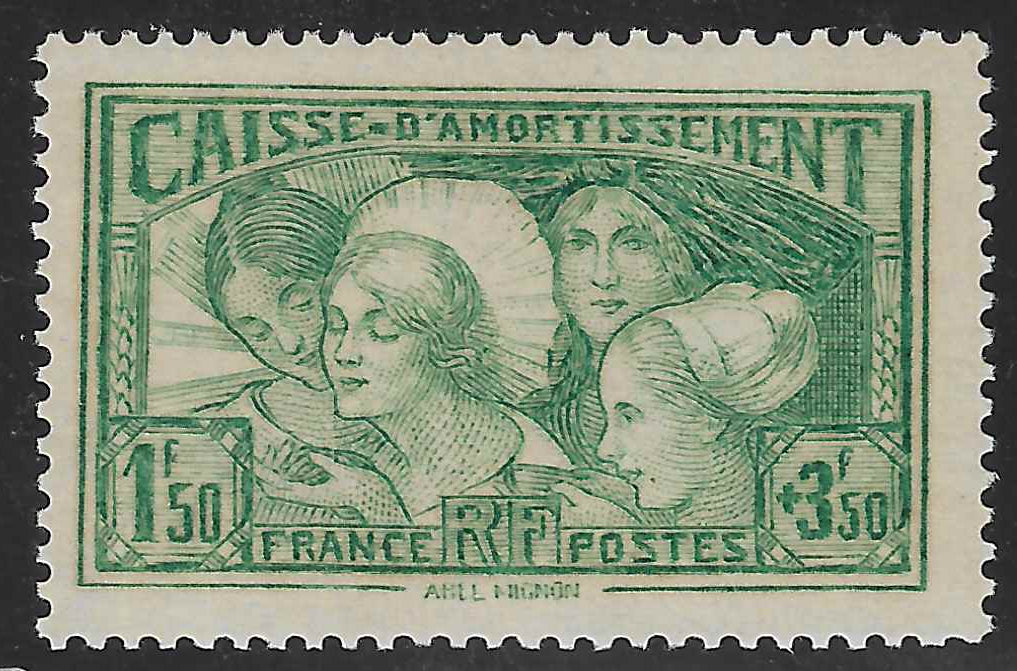 N°YT 269 - Coiffes des Provinces - neuf** - SUP - signé Calves