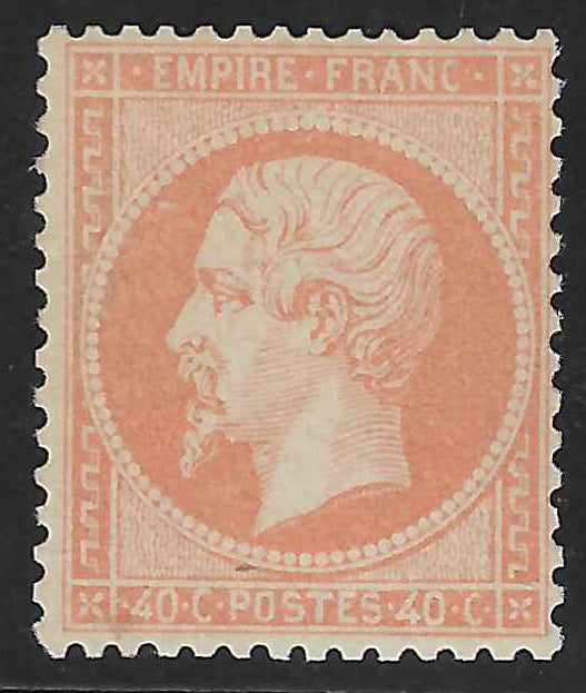 N°23 - Empire - 40 c. orange - neuf* - TB - signé et avec certificat papier Calves