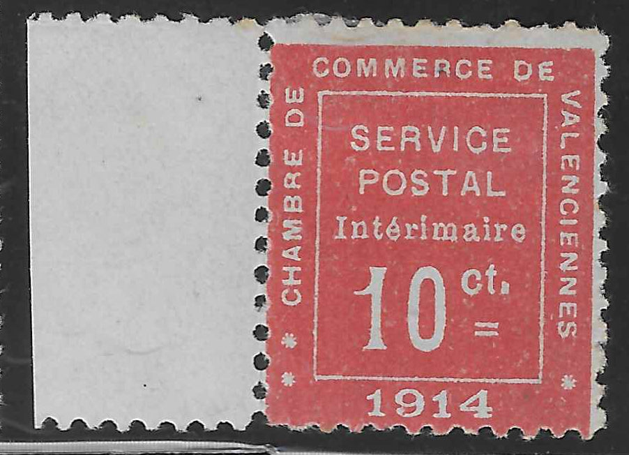 Guerre n° 1 - Valenciennes - neuf* - TB - signé et avec certificat Calves