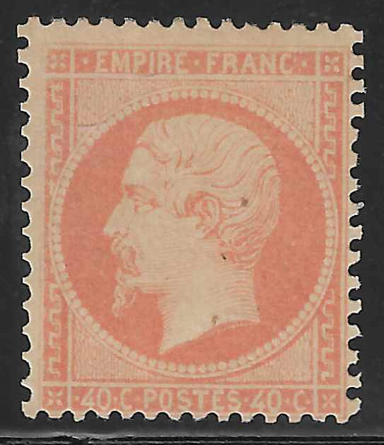 N°23 - Empire - 40 c. orange - neuf* - signé et avec certificat Calves