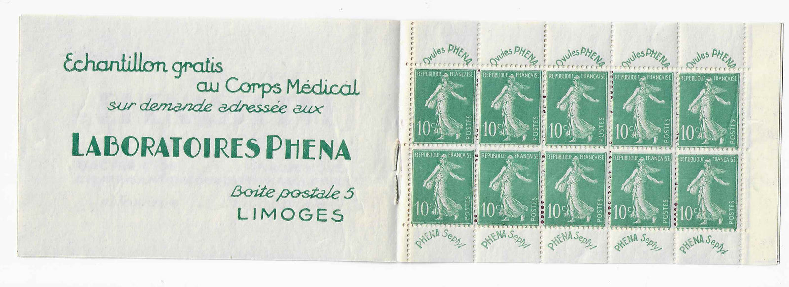 Carnet n°188-C2 - PHENA - neuf** - SUP - signé et avec certificat Calves