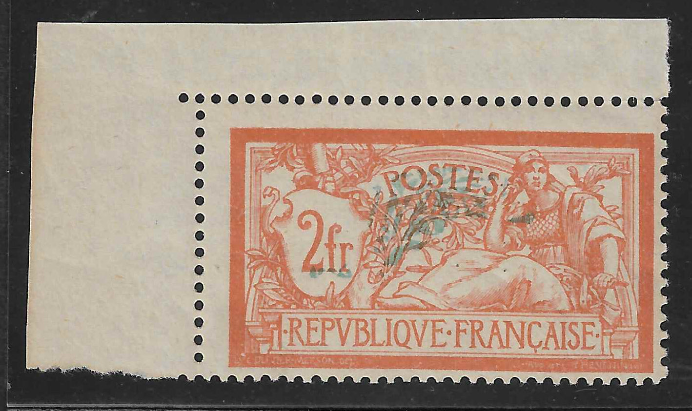 N°YT 145f - centre très déplacé - neuf* - TB - signé Calves