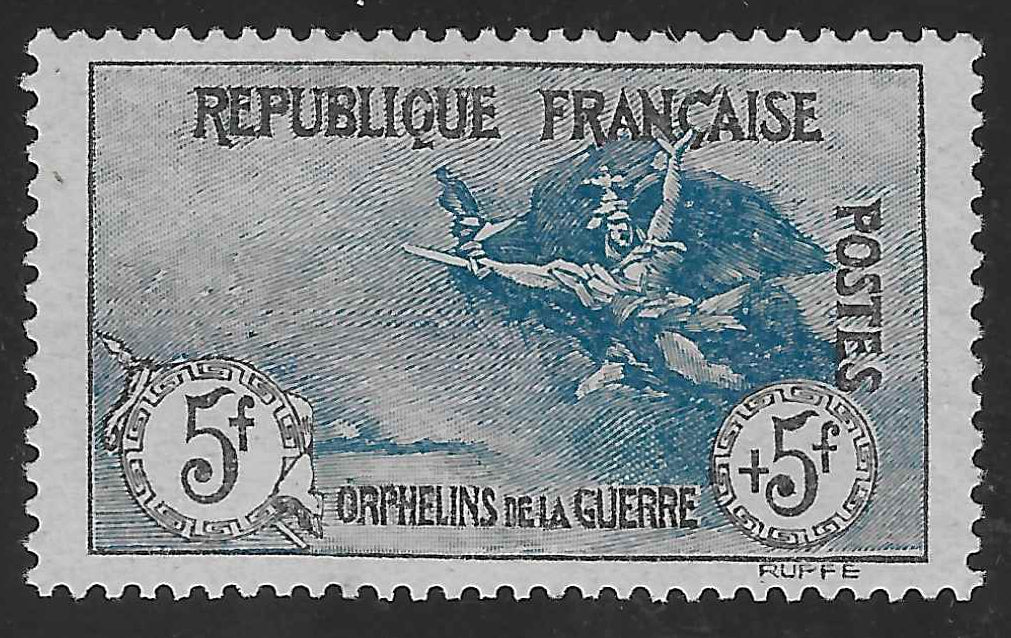 N°YT 155 - Orphelins - neuf* - très bon centrage - TB - signé Thiaude et avec certificat papier Calves