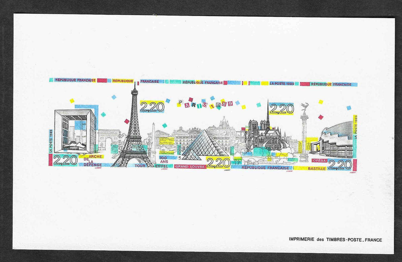 N°Yvert 2583A - Panorama de Paris - épreuve de luxe - SUP