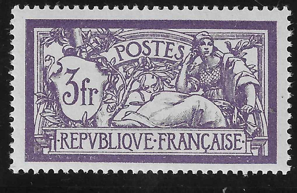 N°YT 206a - Merson -  sans teinte de fond - neuf** - SUP - très bon centrage - signé et avec certificat papier Calves