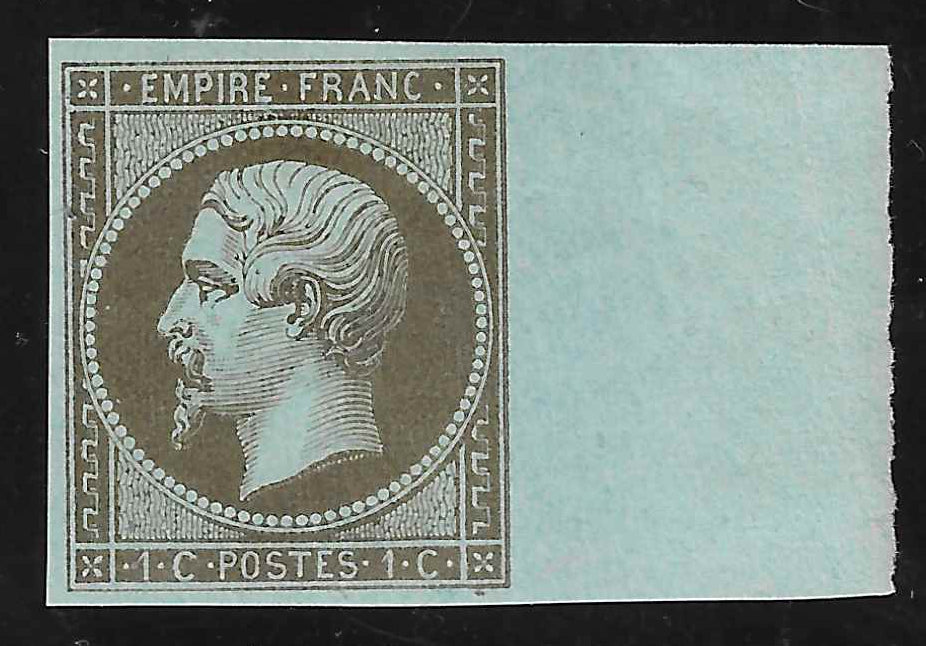 N°11c - Empire - 1 c. mordoré - neuf** - SUP - signé et avec certificat Calves