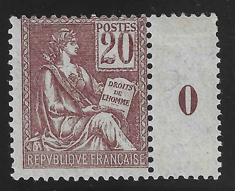 N°YT 113 - Mouchon - neuf** - SUP - signé Calves