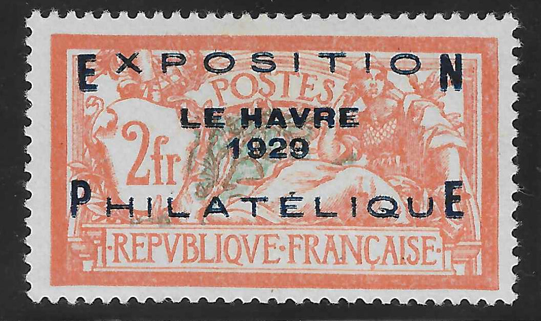 N°YT 257A - Exposition philatélique du Havre - neuf* - TB - signé et avec certificat Calves