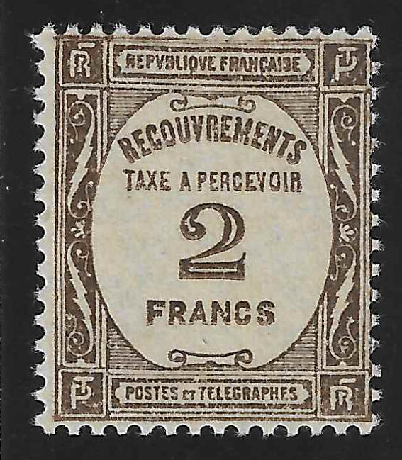 Taxe n°62 - neuf** - SUP - signé Calves