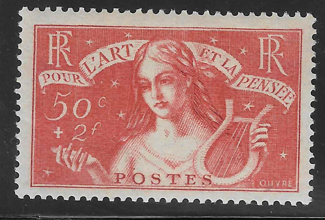 N°YT 308 - Art et la pensée - neuf** - SUP - signé Calves