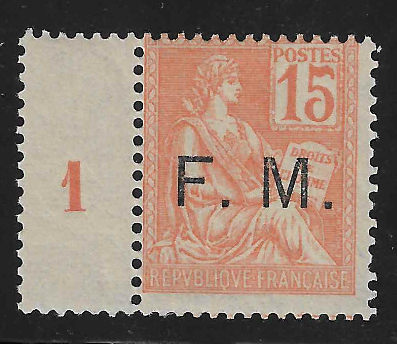 Franchise militaire n° 1 - neuf** - SUP - signé Calves