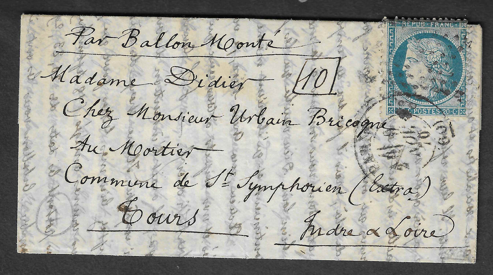 Ballon-monté - Le Daguerre - TB - signé Calves