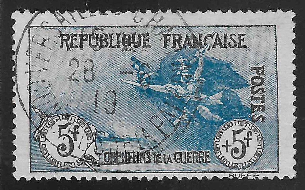 N°YT 155 - Orphelins - oblitéré - TB - signé et avec certificat papier Calves