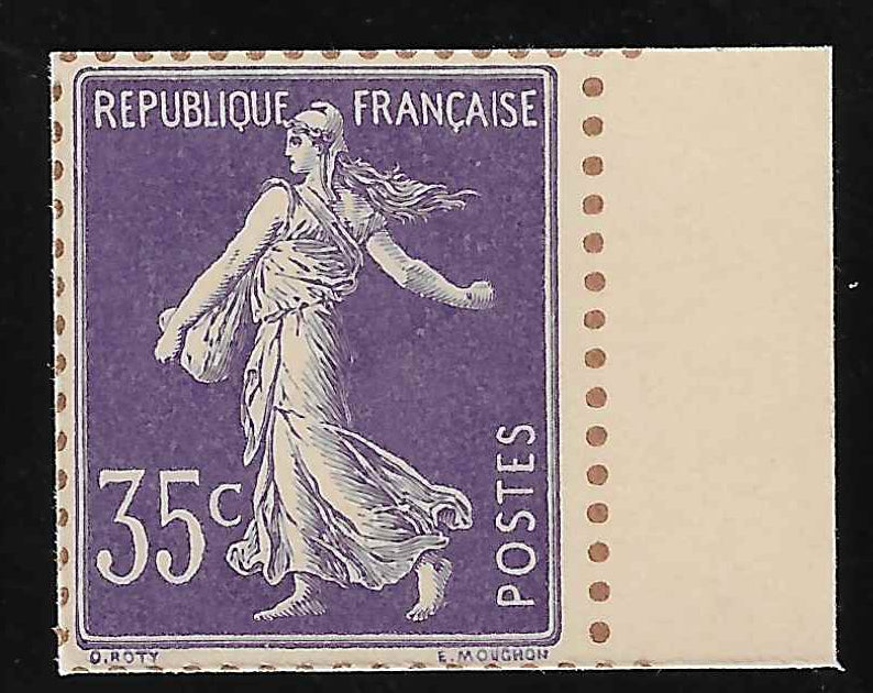 N°YT 136 - Semeuse - tirage sur papier bristol - neuf** - SUP - avec certificat Calves