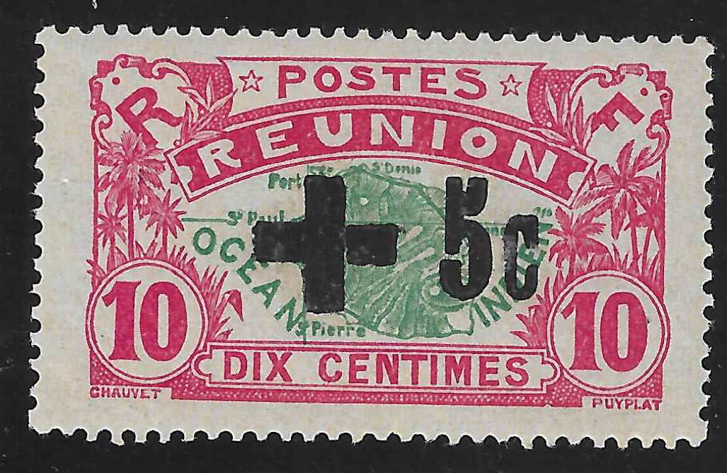 Réunion - n°YT 80 - neuf* - TB - signé Calves et Brun