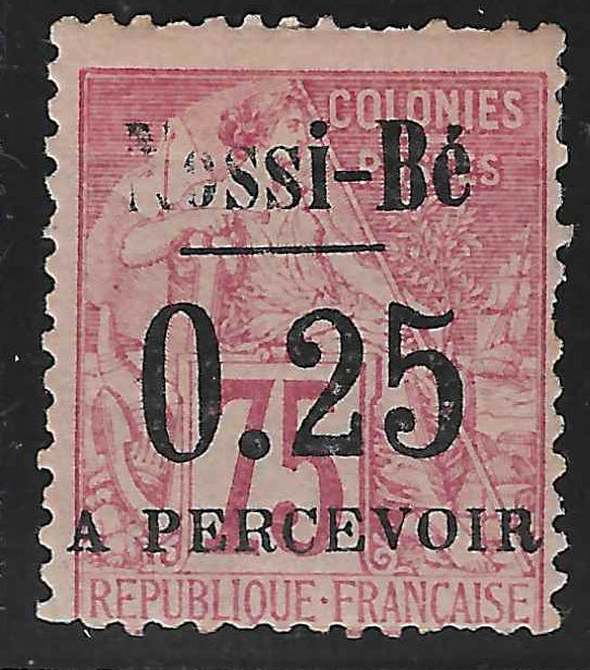Nossi-Be - taxe n°17 - neuf* - B/TB - signé Calves