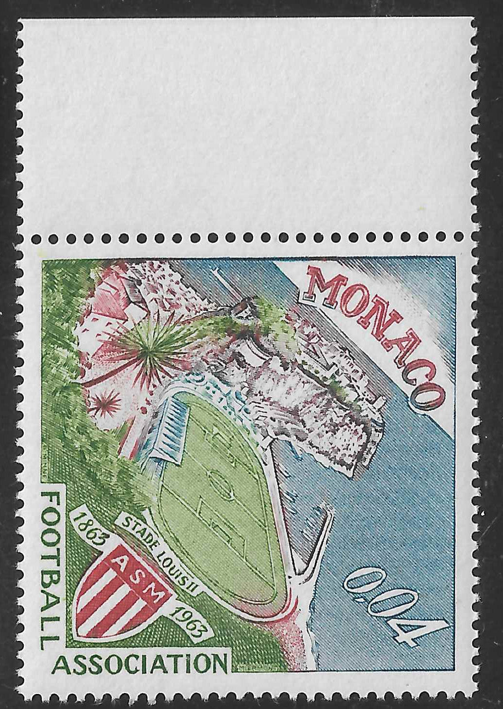 Monaco - n°YT 623A - sans la surcharge sans foulage - neuf** - SUP - signé et avec certificat papier Calves