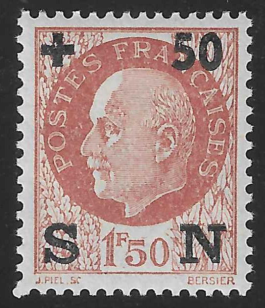 N°YT 552d - Pétain - non émis - neuf** - SUP - signé Calves et Brun et avec certificat papier Calves