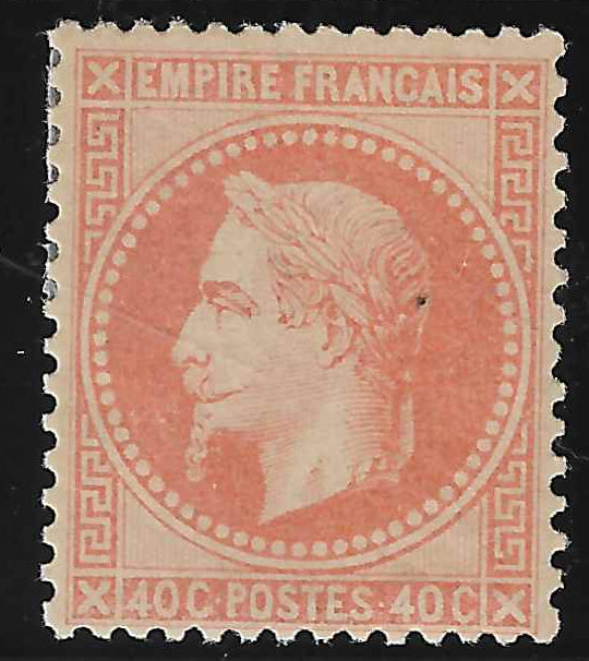 N°31 - Empire lauré - 40 c. orange - neuf* - TB - signé et avec certificat papier Calves