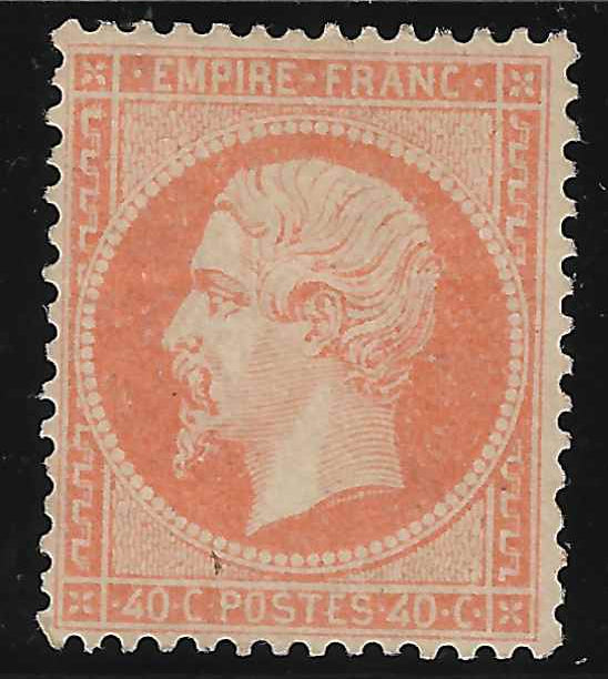N°23 - Empire - 40 c. orange - neuf* - TB - signé et avec certificat papier Calves