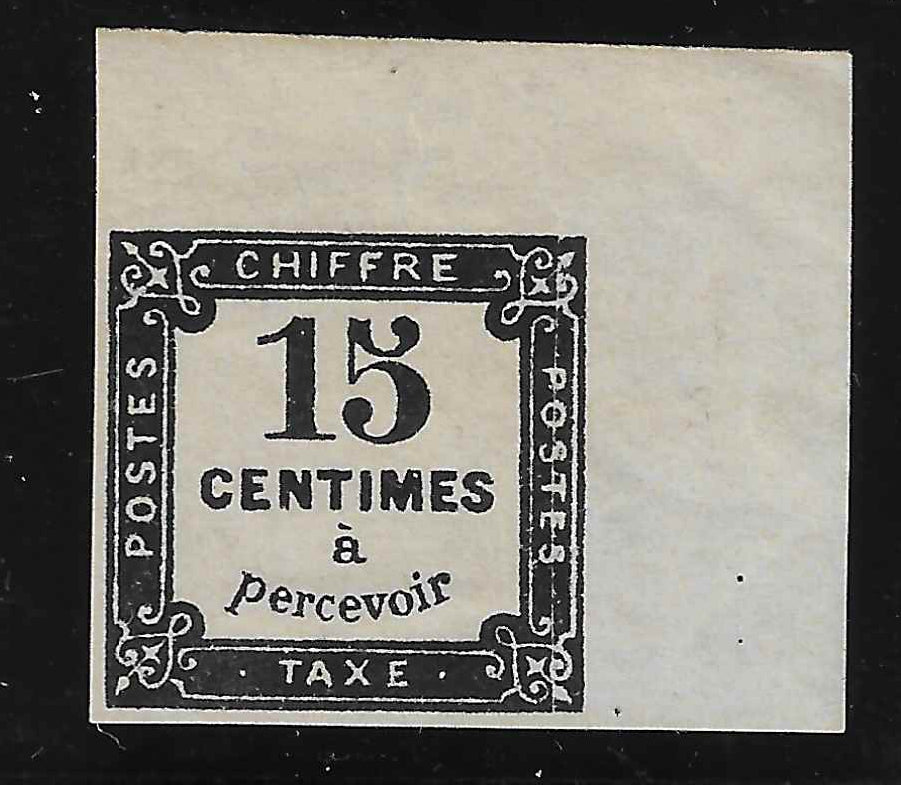 Taxe n° 4 - lithographié - neuf* - SUP - signé Calves