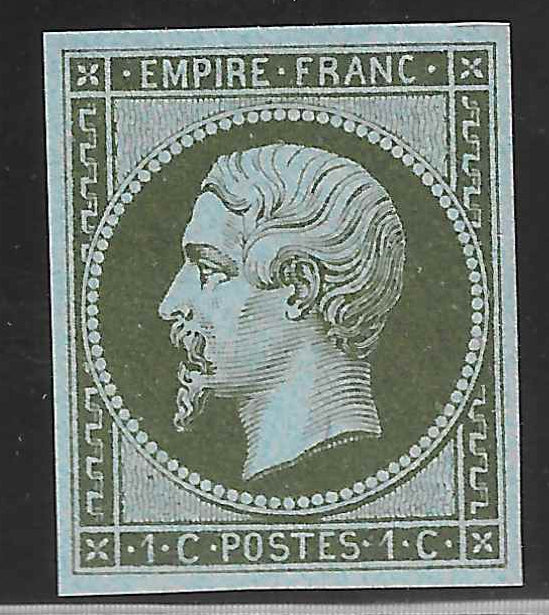 N°11 - Empire - 1 c. olive - neuf* - TB - signé Calves