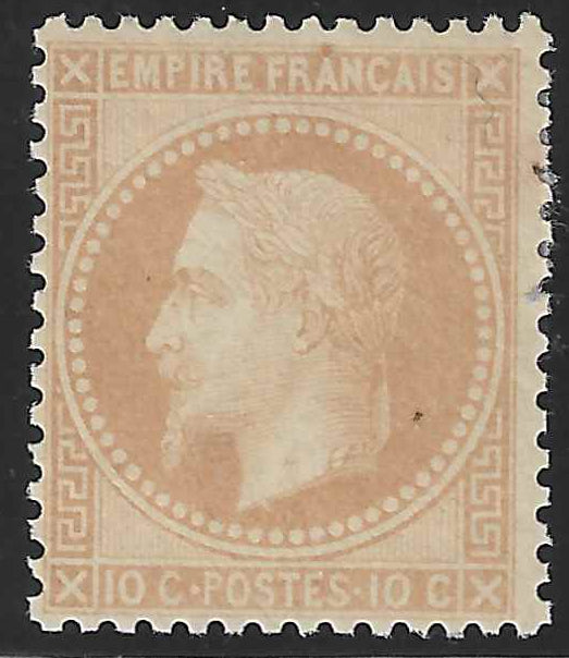 N°28B - Empire lauré - 10 c. bistre type II - neuf* - TB - signé Calves