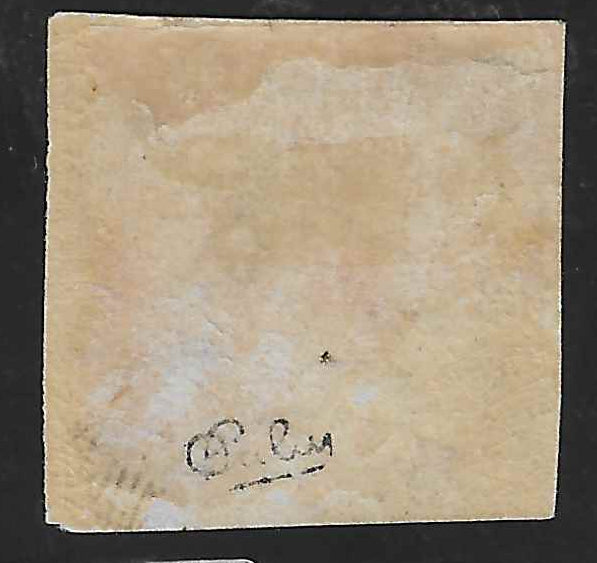 Taxe n° 1 - 10 c. noir - lithographié - neuf* - signé et avec certificat papier Calves